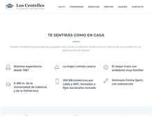 Tablet Screenshot of loscentelles.com